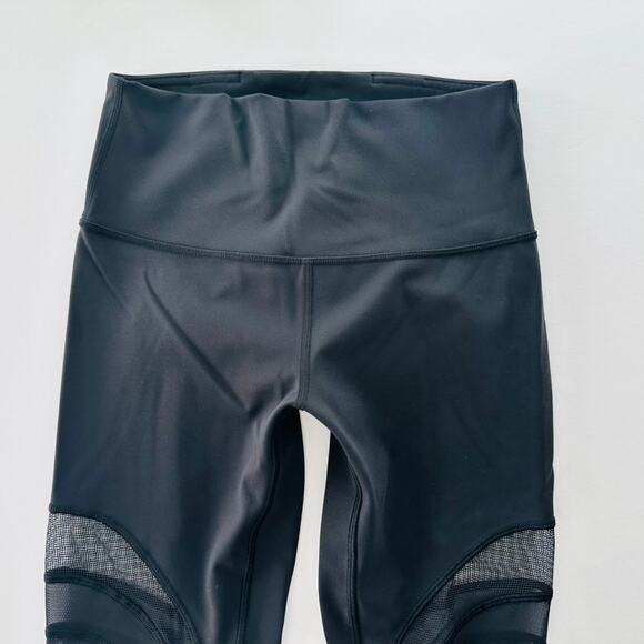 Lululemon Seek The Heat Tight Black Size 6 High Rise Sexy Gym Run Workout - Picture 4 of 10